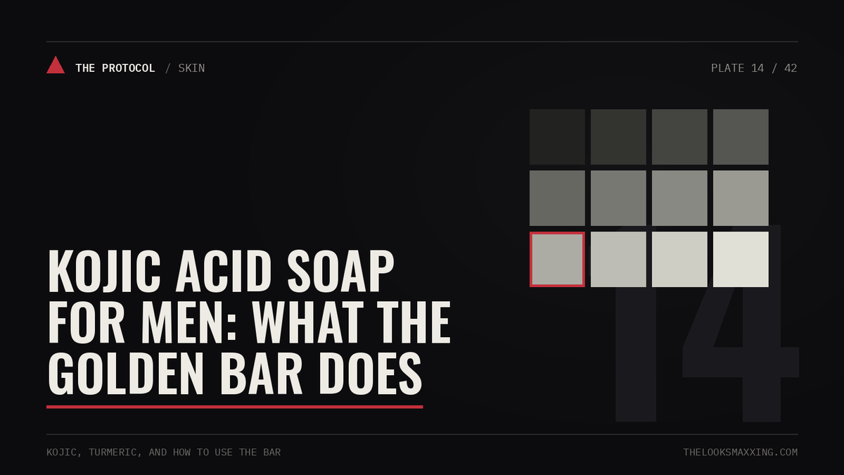 Kojic Acid Soap for Men: What the Golden Bar Does