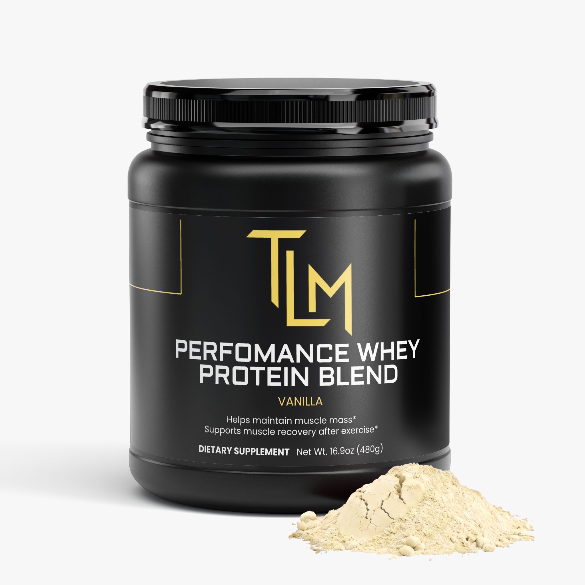 Performance Whey Protein Blend (Vanilla) — LOOKSMAXXING product photo 2