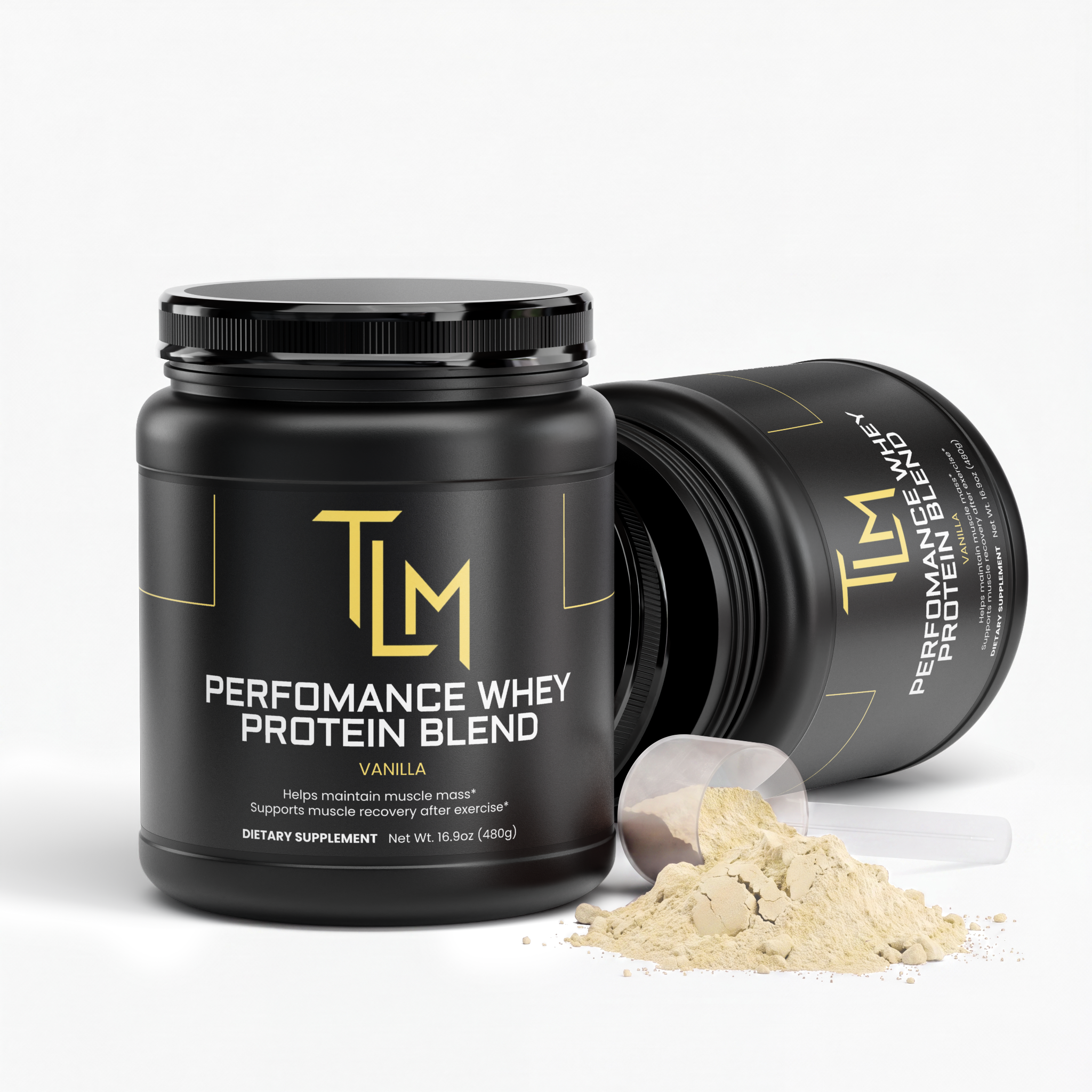 Performance Whey Protein Blend (Vanilla) — LOOKSMAXXING product photo 3