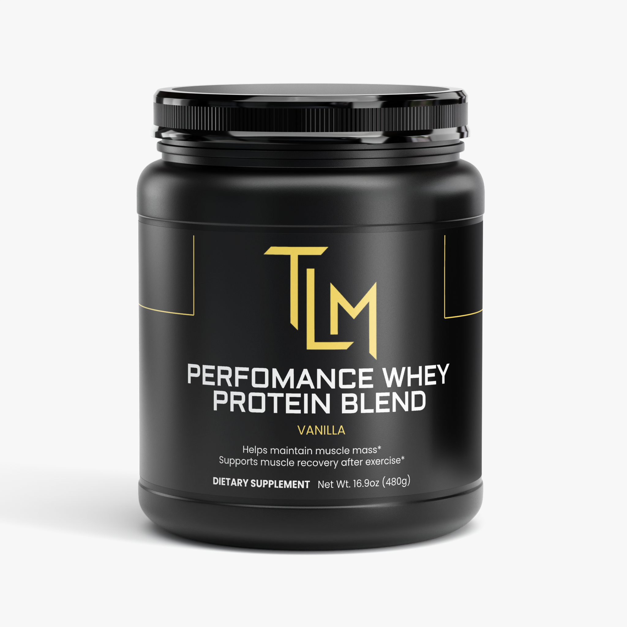Performance Whey Protein Blend (Vanilla) — LOOKSMAXXING product photo 1